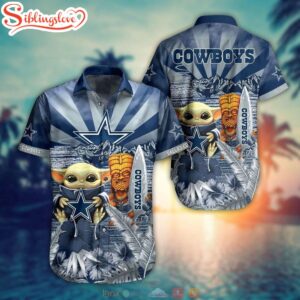 Baby Yoda Dallas Cowboys NFL Hawaiian Shirt