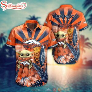 Baby Yoda Denver Broncos NFL Hawaiian Shirt