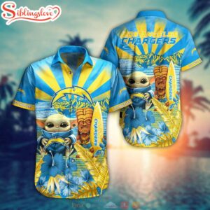 Baby Yoda Los Angeles Chargers NFL Hawaiian Shirt