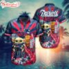 Baby Yoda New England Patriots NFL Team Hawaiian Shirt