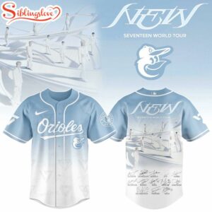 Baltimore Orioles MLB x Seventeen NEW World Tour Baseball Jersey Shirt