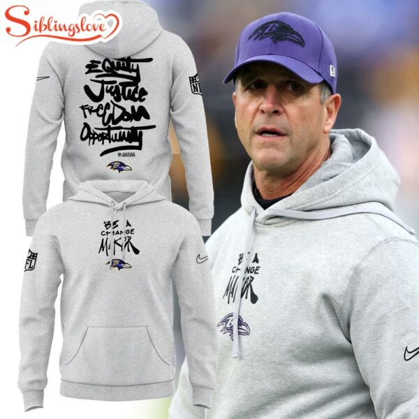 Baltimore Ravens Be A Change Maker NFL Hoodie 3D Shirt