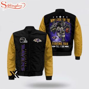 Baltimore Ravens Mascot Bomber Jacket…