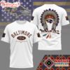 Baltimore Ravens Native American Heritage Month 3D T-Shirt