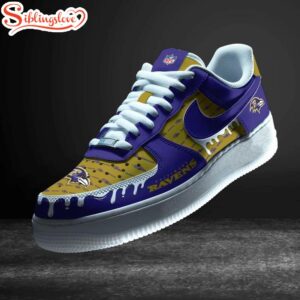 Baltimore Ravens NFL Air Force 1 Shoes For Fans