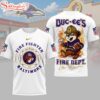 Baltimore Ravens NFL Firefighter Strong 3D T-Shirt For Fans