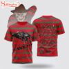 Baltimore Ravens NFL Freddy Krueger All Over Print T-Shirt