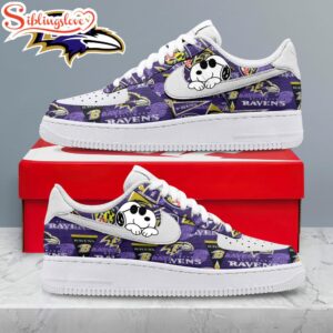 Baltimore Ravens NFL Kickoff Spirit Air Force 1 Shoes