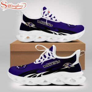 Baltimore Ravens NFL Max Soul Shoes For Fans