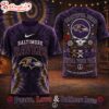 Baltimore Ravens NFL Peace Love Greateful 3D T-Shirt