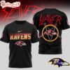Baltimore Ravens NFL Slayer 3D Shirt For Fans 190126