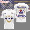 Baltimore Ravens NFL Teacher Honor 3D T-Shirt