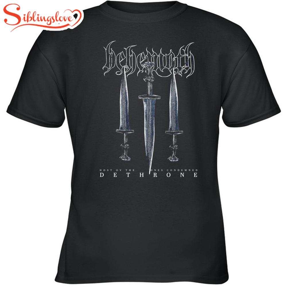 Behemoth Dethrone Unisex T-Shirt For Fans Behemoth Dethrone Unisex T-Shirt For Fans