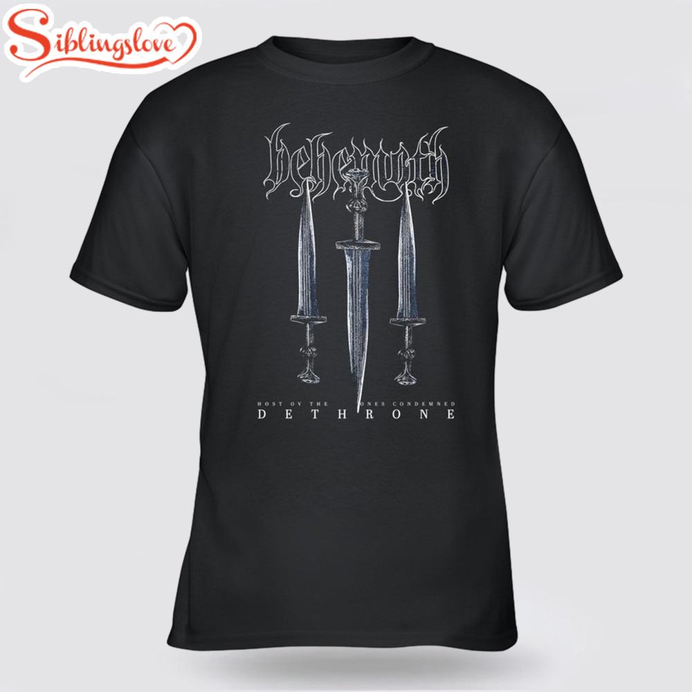 Behemoth Dethrone Unisex T-Shirt For Fans Behemoth Dethrone Unisex T-Shirt For Fans