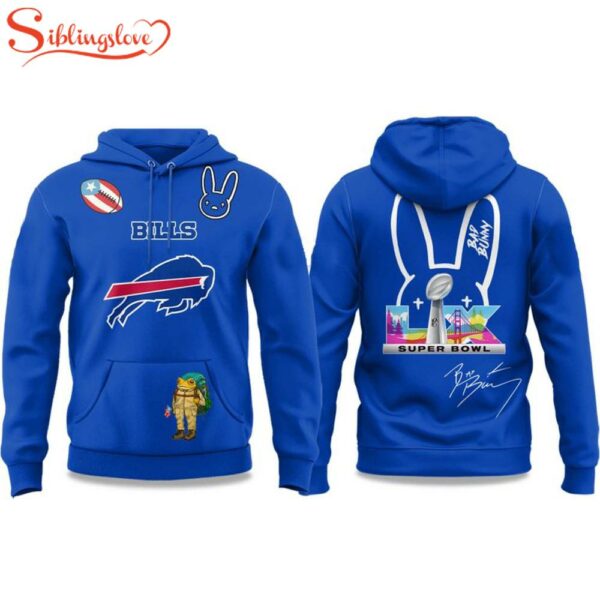 Bills Bad Bunny Bowl 2025 Hoodie Shirt