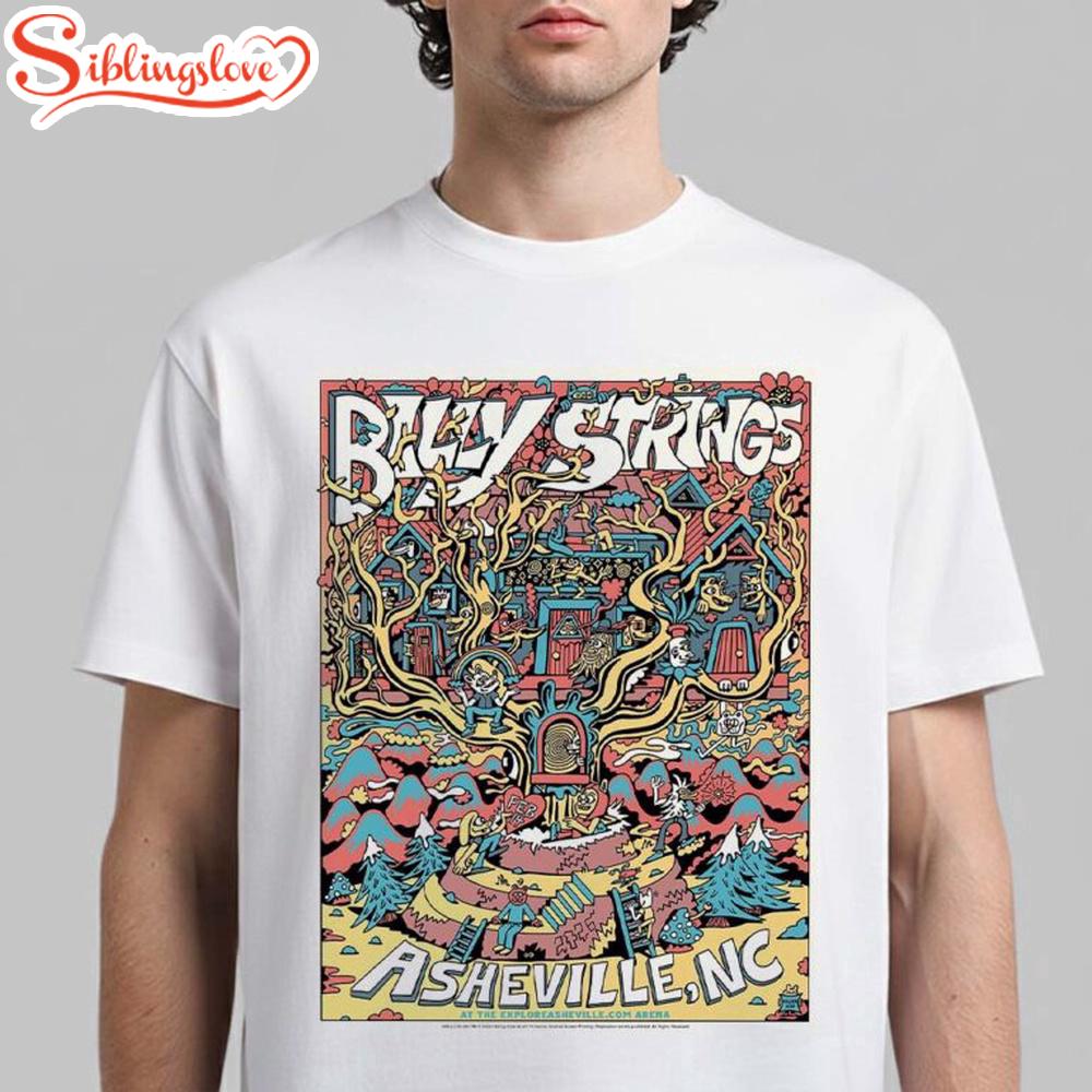 Billy Strings Asheville North Carolina 2026 Unisex T-Shirt 1 Billy Strings Asheville North Carolina 2026 Unisex T-Shirt