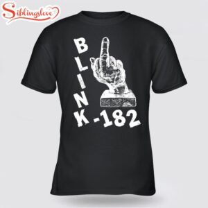 Blink-182 Pink Middle Finger Unisex T-Shirt For Fans