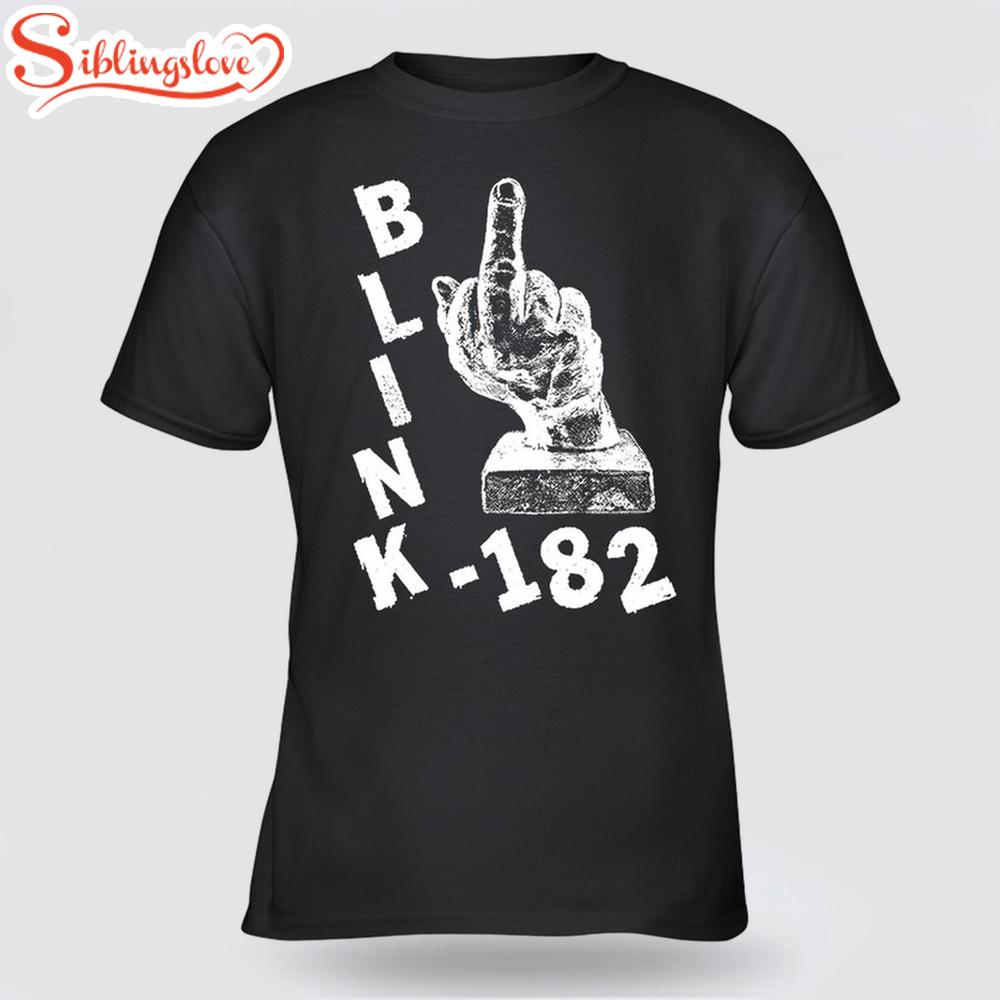 Blink-182 Pink Middle Finger Unisex T-Shirt For Fans 1 Blink-182 Pink Middle Finger Unisex T-Shirt For Fans