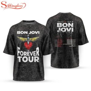 Bon Jovi Forever Tour Music 2026 3D T-Shirt