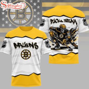 Boston Bruins NHL Puck Yeah 3D T-Shirt
