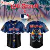 Boston Red Sox MLB x Lilo & Stitch Cute Baseball Jersey Shirt