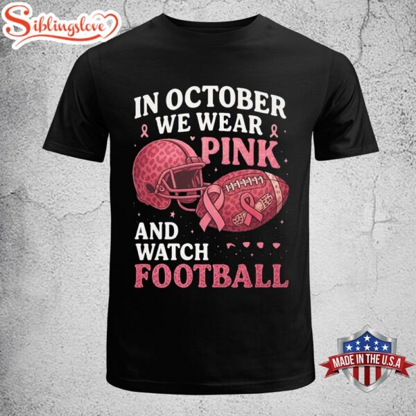 Breast Cancer Awareness Pink Ribbon Leopard Unisex T-Shirt