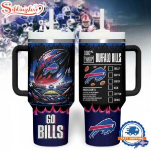 Buffalo Bills Champion Tumbler 40Oz With Handle