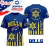 Buffalo Bills Jewish Heritage 3D T-Shirt For Fans