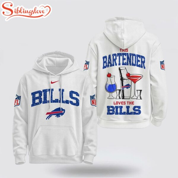Buffalo Bills NFL Bartender 3D Hoodie Shirt