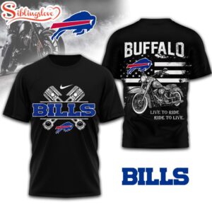 Buffalo Bills NFL Biker 3D T-Shirt