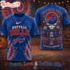 Buffalo Bills NFL Peace Love Greateful 3D T-Shirt