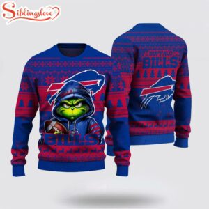 Buffalo Bills The Grinch Ugly Christmas Sweater