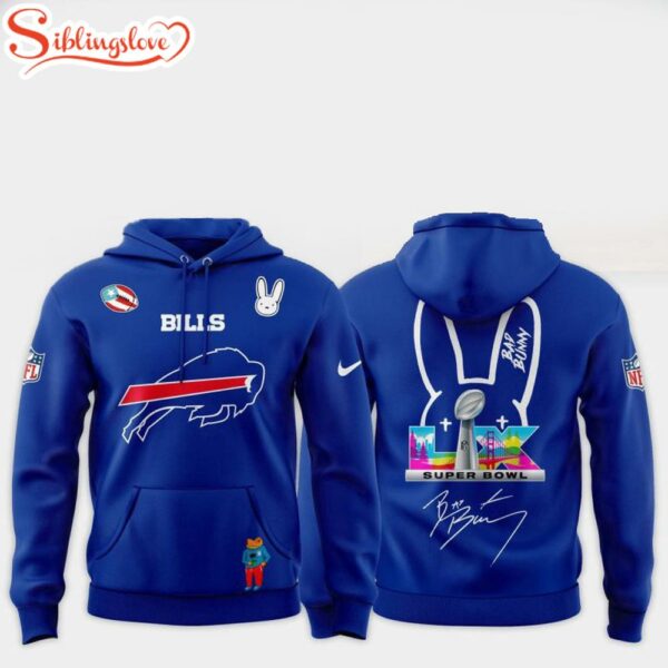 Buffalo Bills X Bad Bunny 2025 Super Bowl LX Halftime Show Hoodie Shirt