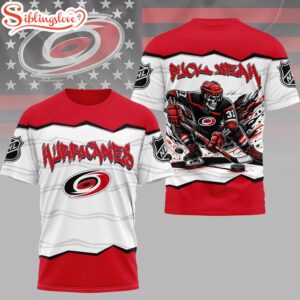 Carolina Hurricanes NHL Puck Yeah 3D T-Shirt