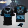 Carolina Panthers NFL Black Panther 3D Shirt For Fans