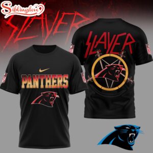 Carolina Panthers NFL Slayer 3D Shirt For Fans