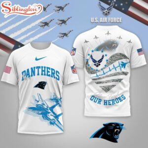 Carolina Panthers NFL US Air Force 3D Shirt For Fans