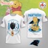Carolina Panthers NFL Winnie The Pooh 100th Anniversary 3D Shirt For Fans