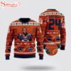Champ Bailey 24 Denver Broncos Ugly Christmas Sweater