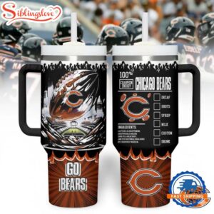 Chicago Bears Champion Champion Tumbler 40Oz With Handle