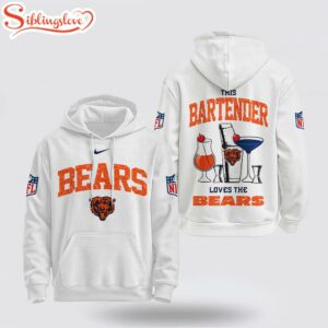 Chicago Bears NFL Bartender 3D Hoodie Shirt