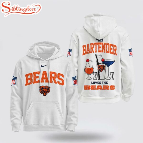Chicago Bears NFL Bartender 3D Hoodie Shirt