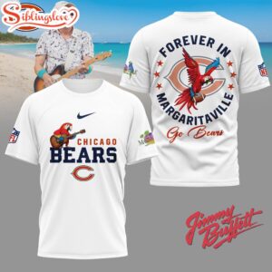 Chicago Bears NFL Forever in Margaritaville 3D T-Shirt