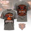 Chicago Bears NFL Harley Davidson For Life 3D T-Shirt