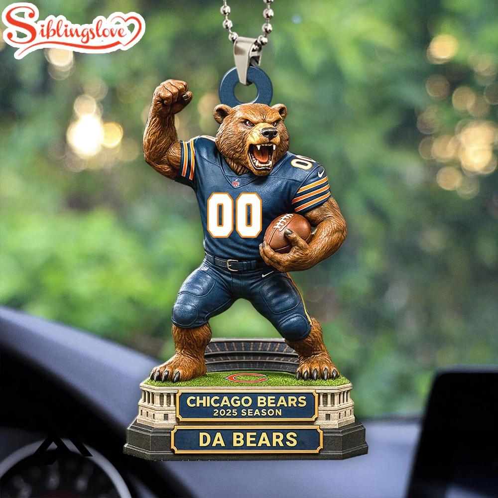 Chicago Bears Ornament Hanging Gift For Fans Chicago Bears Ornament Hanging Gift For Fans