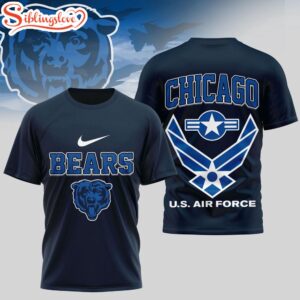 Chicago Bears U.S.Air Force 3D T-Shirt