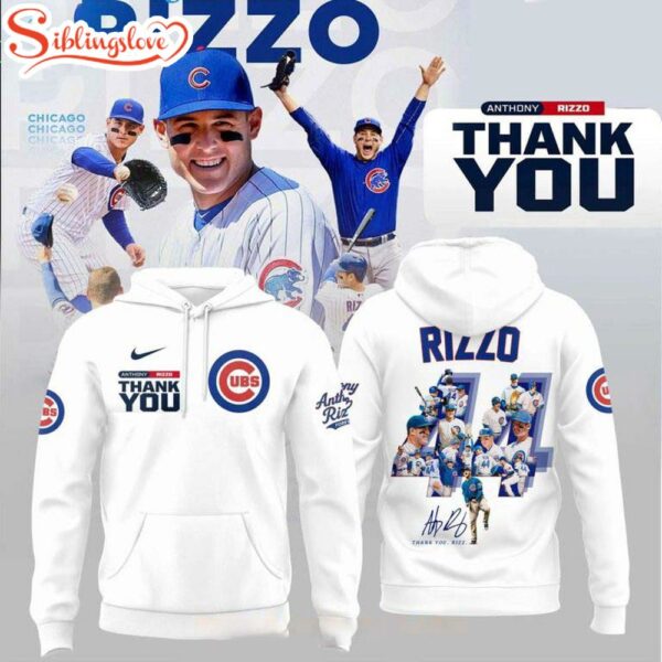 Chicago Cubs Legend Athony Rizzo All Over Print Hoodie Shirt