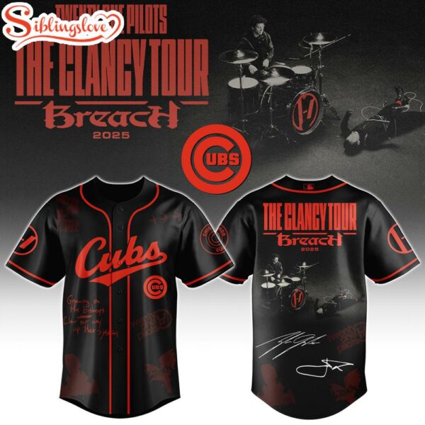 Chicago Cubs MLB x Twenty One Pilots The Clancy World Tour Baseball Jersey Shirt