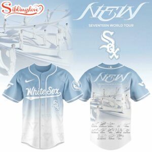 Chicago White Sox MLB x Seventeen NEW World Tour Baseball Jersey Shirt