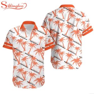 Cincinnati Bengals Coconut Tree NFL Hawaiian Shirt